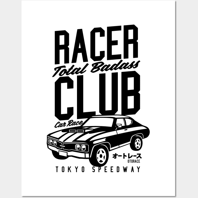 Racer Club Wall Art by Z1